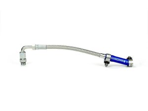 Ford F-350 Turbo Coolant Feed Line - Sinister Diesel - Stainless Steel Braided Line - `11-`14